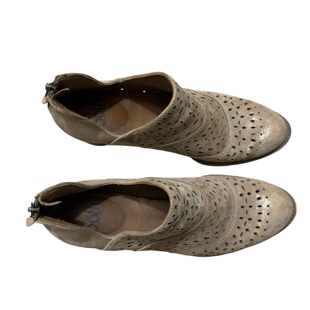 SOFFT Wyoming Ankle Booties with Chunky Heel with Perforated Design Size 8 - Picture 2 of 8